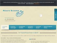 Tablet Screenshot of frauenfinanzteam.de